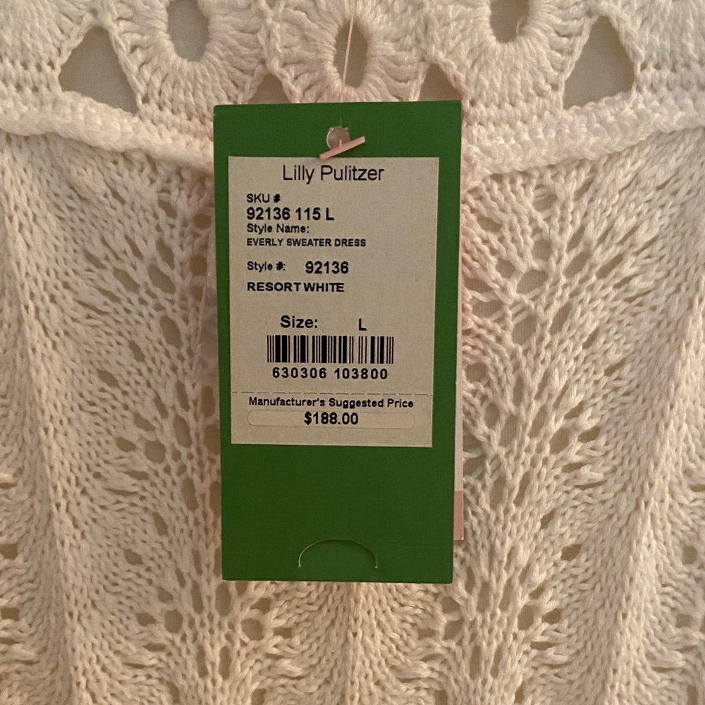 Lily Pulitzer NWT Elegant White Lace Dress - Picture 2 of 13